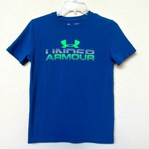 Boys blue Under Armour shirt in size youth large